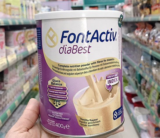 Fontactiv Diabest - sữa cho người già tiểu đường