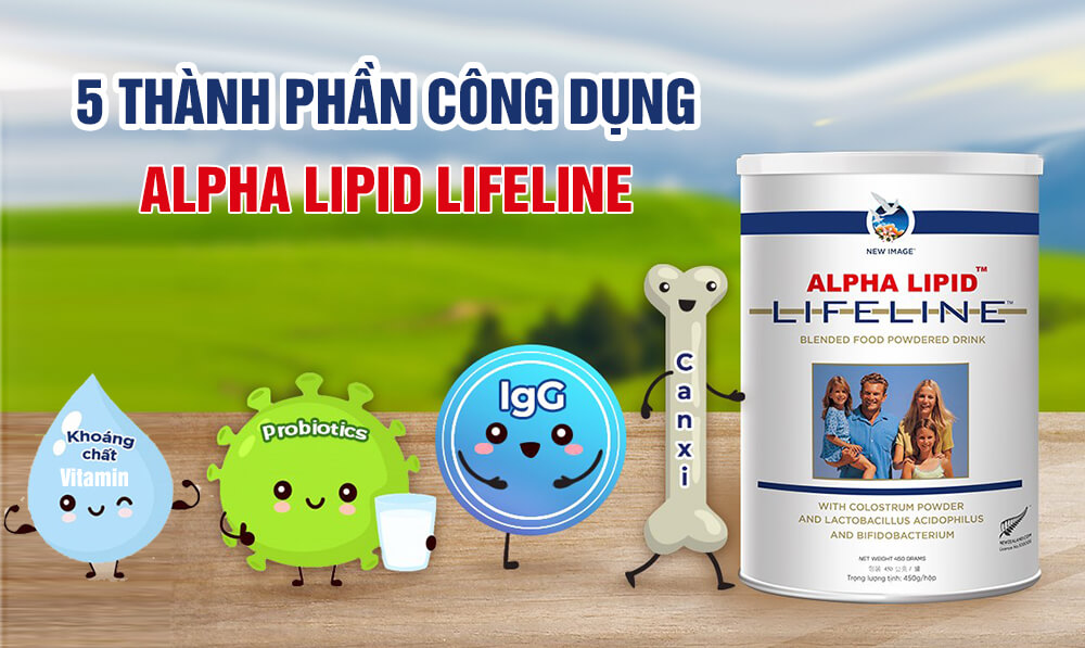 Alpha Lifeline cung cấp nhiều dưỡng chất quan trọng tốt cho sức khỏe Việt